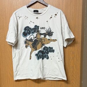 Riot Society White Graphic Tee